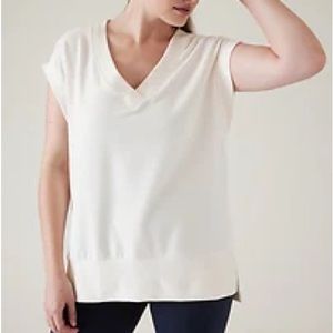 Retroterry V-Neck Sweatshirt Tee